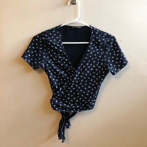 Brandy Melville Wrap Top